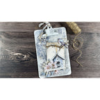 Stamperia Create Happiness Dewdrops Snowflakes Decorative Chips scb248 clip | color-code:ALT01