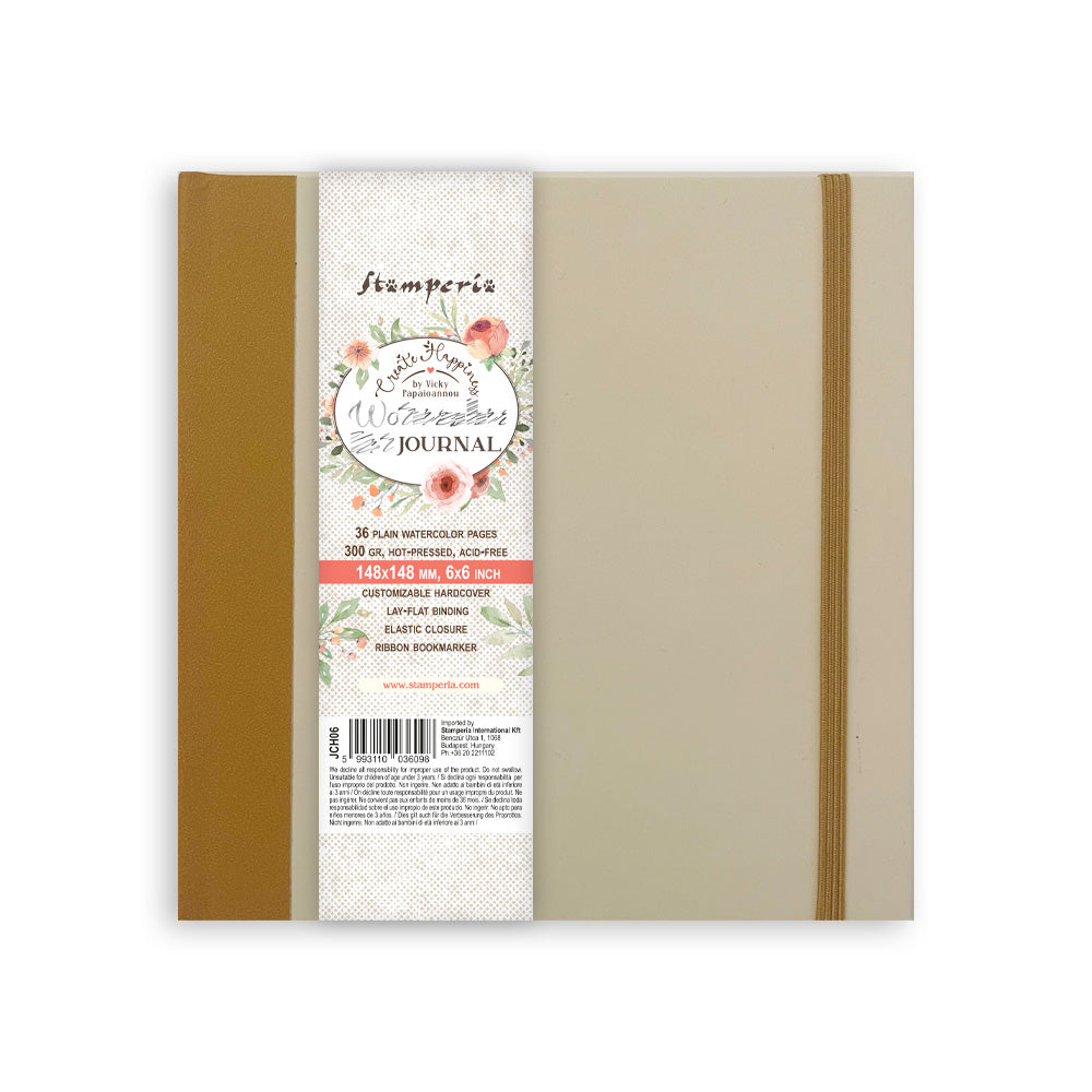 Stamperia Create Happiness Mixed Media 6x6 Journal jch06
