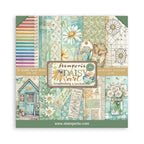 Stamperia Daisy Art 12x12 Paper sbbl182