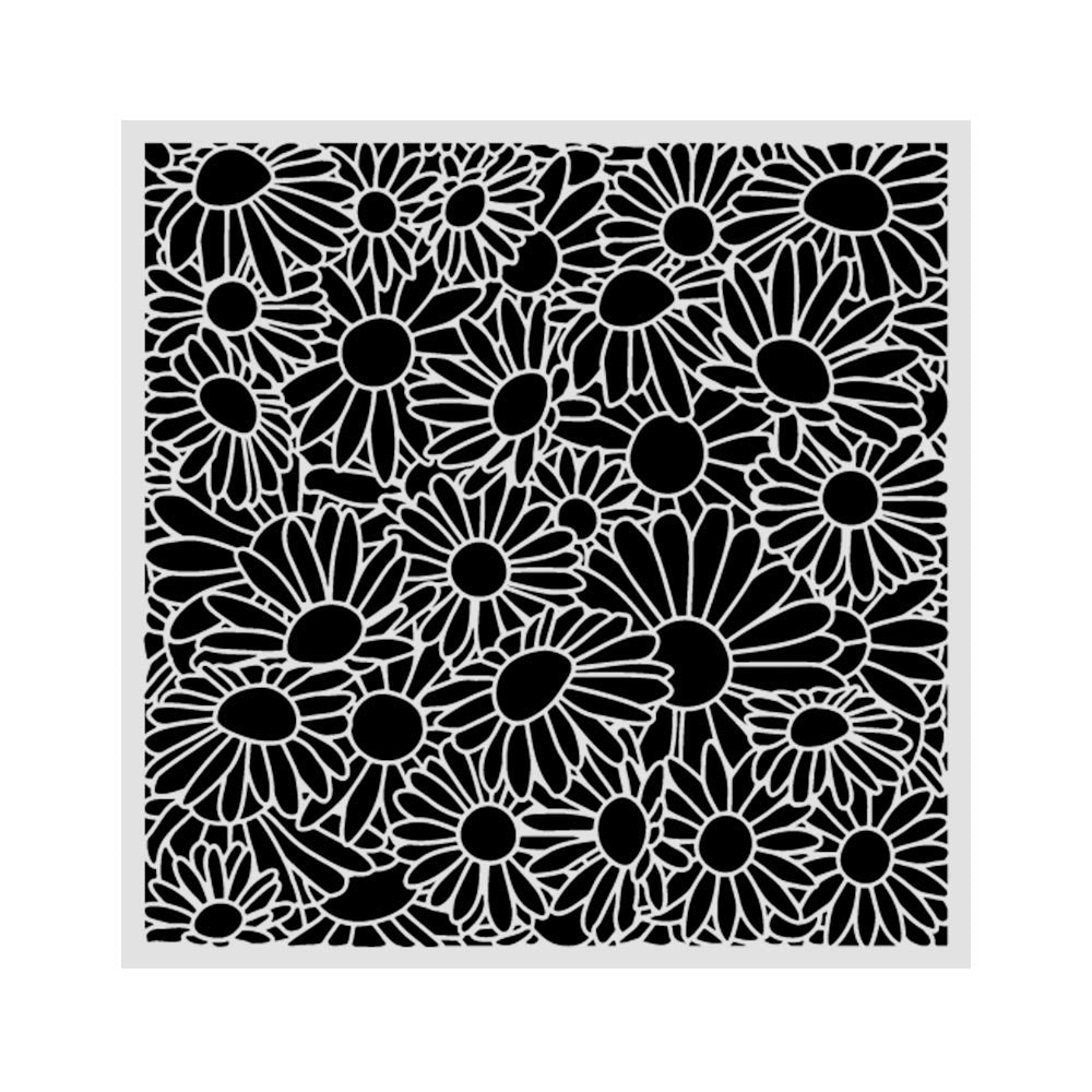 Stamperia Daisy Art Daisies Pattern Stencil kstdq130
