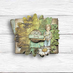 Stamperia Daisy Art Junk Journal sbjk14 happy child