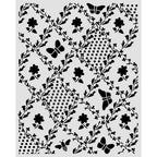 Stamperia Daisy Art Texture Butterfly And Daisy Stencil kstd198