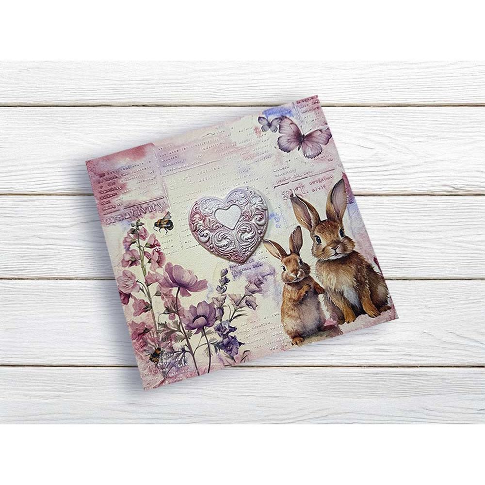 Stamperia Dictionary Small Stencil kstds24 bunny