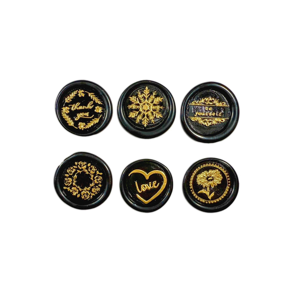 Stamperia Everyday Wax Seals Stamps Set waxsl01 examples