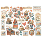 Stamperia Family Assorted Die Cuts dfldc124 pieces