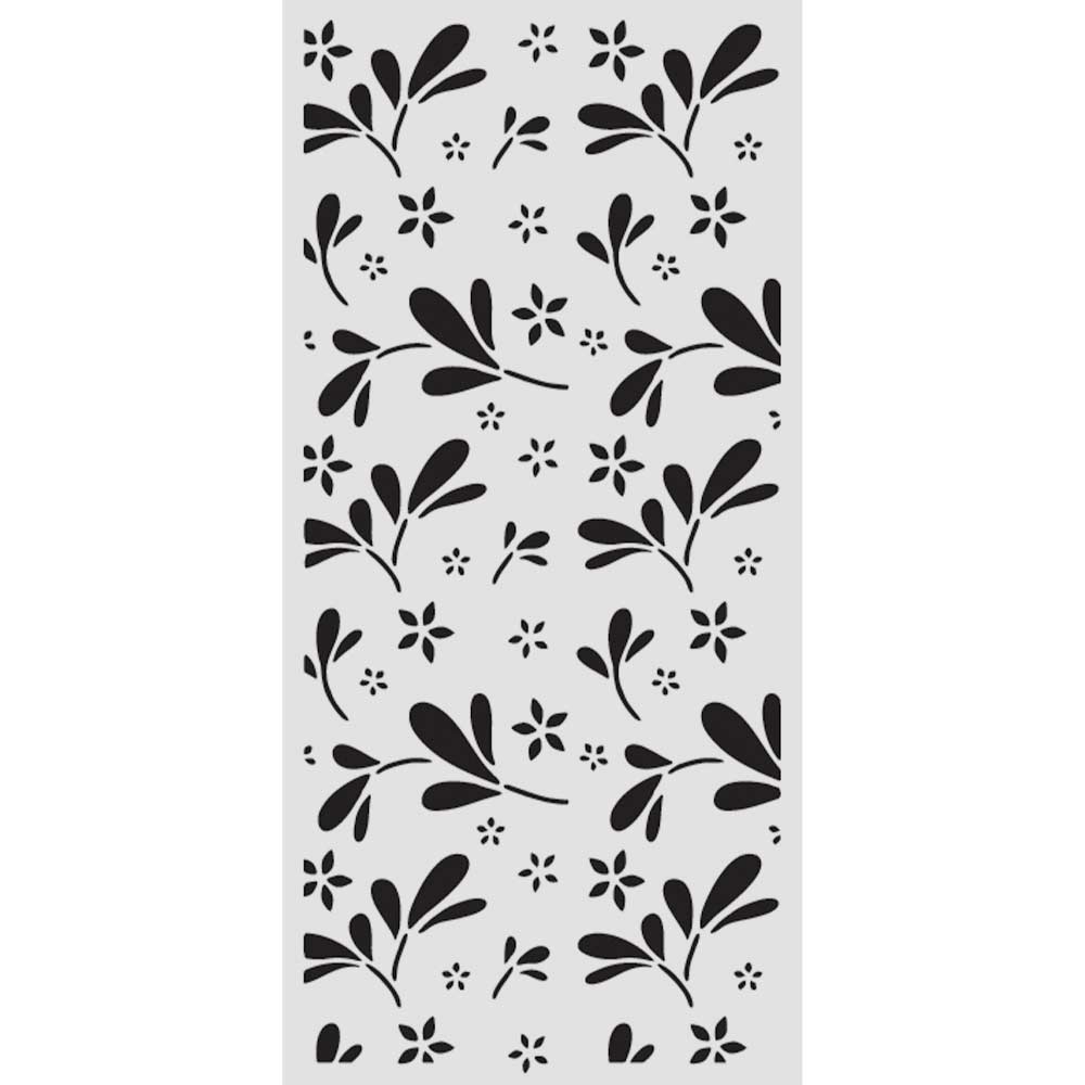Stamperia Family Big Flower Pattern Stencil kstdl143
