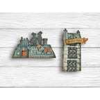 Stamperia Family House And Mice Stencil kstd196 cozy place