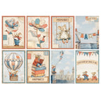 Stamperia Family Mini A6 Rice Paper dfsa6x03 memories