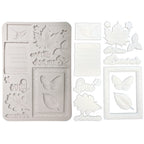Stamperia Flowers And Poems A5 Silicone Mould kacma623