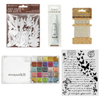Stamperia Flowers And Poems Art Journaling Selection bjs004 contents inside