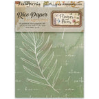 Stamperia Flowers And Poems Backgrounds A6 Rice Paper dfsak6062