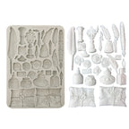 Stamperia Flowers And Poems Calligraphy A5 Silicone Mould kacma563