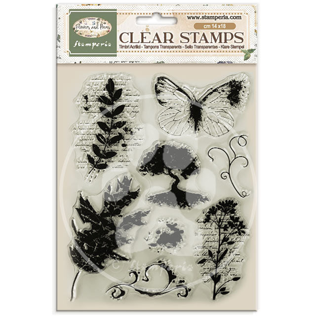 Stamperia Flowers And Poems Clear Stamps wtk247