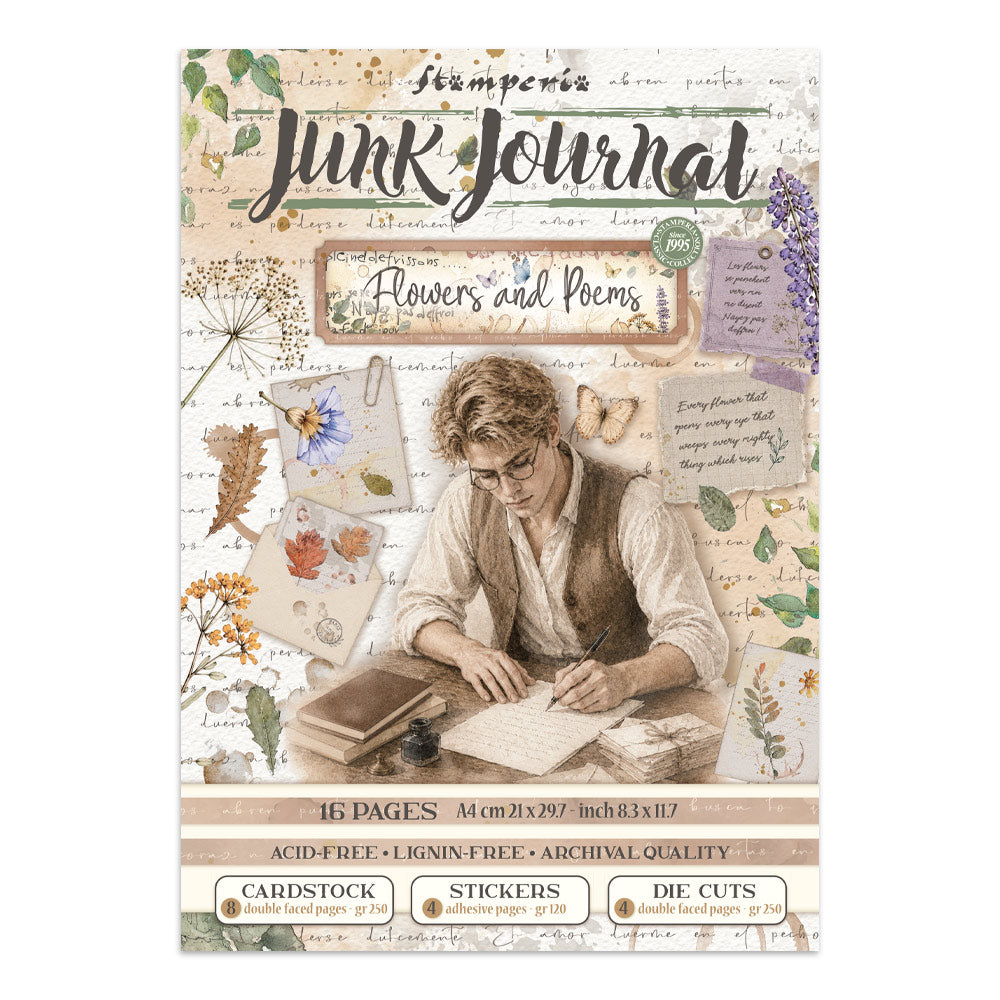 Stamperia Flowers And Poems Junk Journal sbjk31