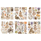 Stamperia Flowers And Poems Rub Ons dflrbx24 stickers