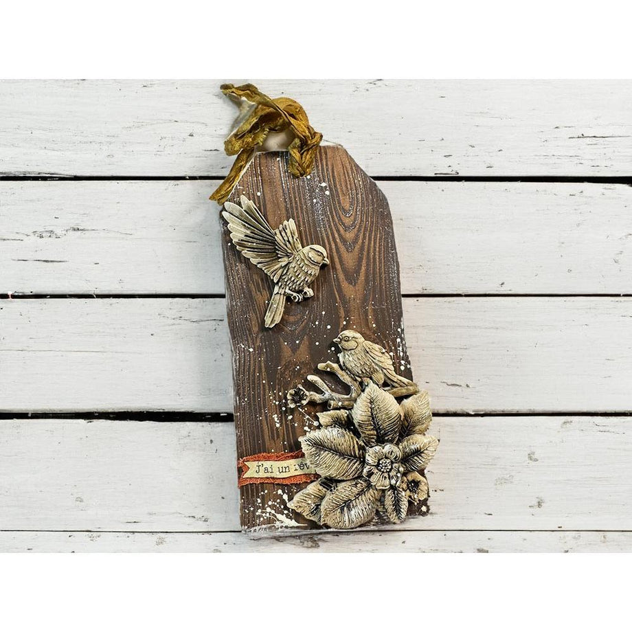 Stamperia Forest Birds Silicone Mold A5 kacma538 – Simon Says Stamp