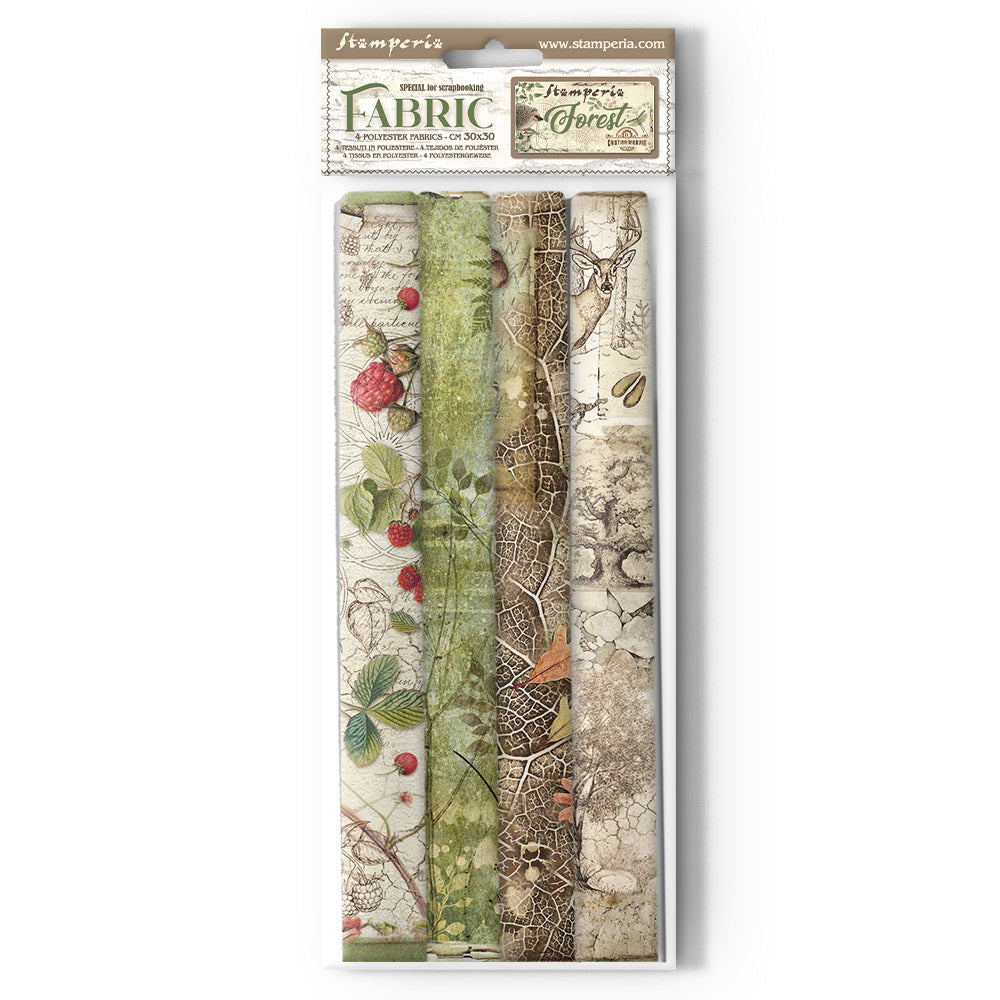 Stamperia Forest Fabric Sheets sbplt35
