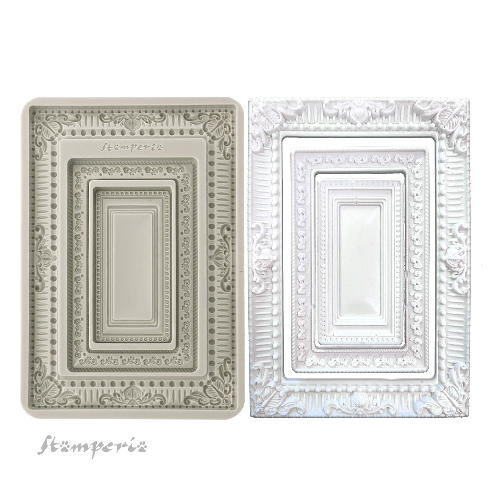 Stamperia Frames Silicone Mold a5 kacma556