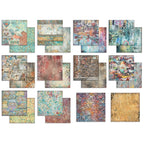Stamperia Furry Friends 2 8x8 Background Paper sbbs151 sheets