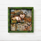 Stamperia Furry Friends 2 A6 Backgrounds Rice Paper dfsak6064 freedom pictures of dogs hearts no more rules box card