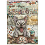 Stamperia Furry Friends 2 A6 Mini Rice Paper dfsa6x15
