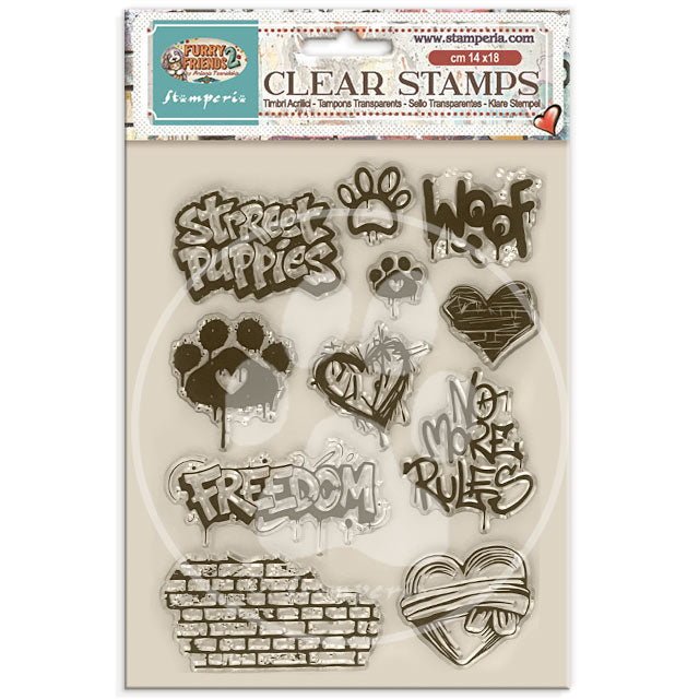 Stamperia Furry Friends 2 Clear Stamps wtk250