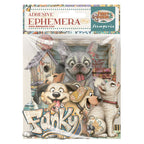 Stamperia Furry Friends 2 Ephemera dflct94 dogs
