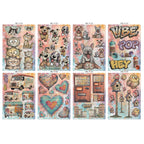 Stamperia Furry Friends 2 Junk Journal Focus Points sbjks12 die cuts