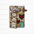 Stamperia Furry Friends 2 Junk Journal Focus Points sbjks12 friends brick heart cats card