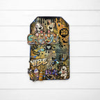 Stamperia Furry Friends 2 Junk Journal sbjk33 dogs hearts vibe freedom paint cans tag card