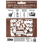 Stamperia Furry Friends 2 Laser Cut Art Paper Shapes sbcu007 contents