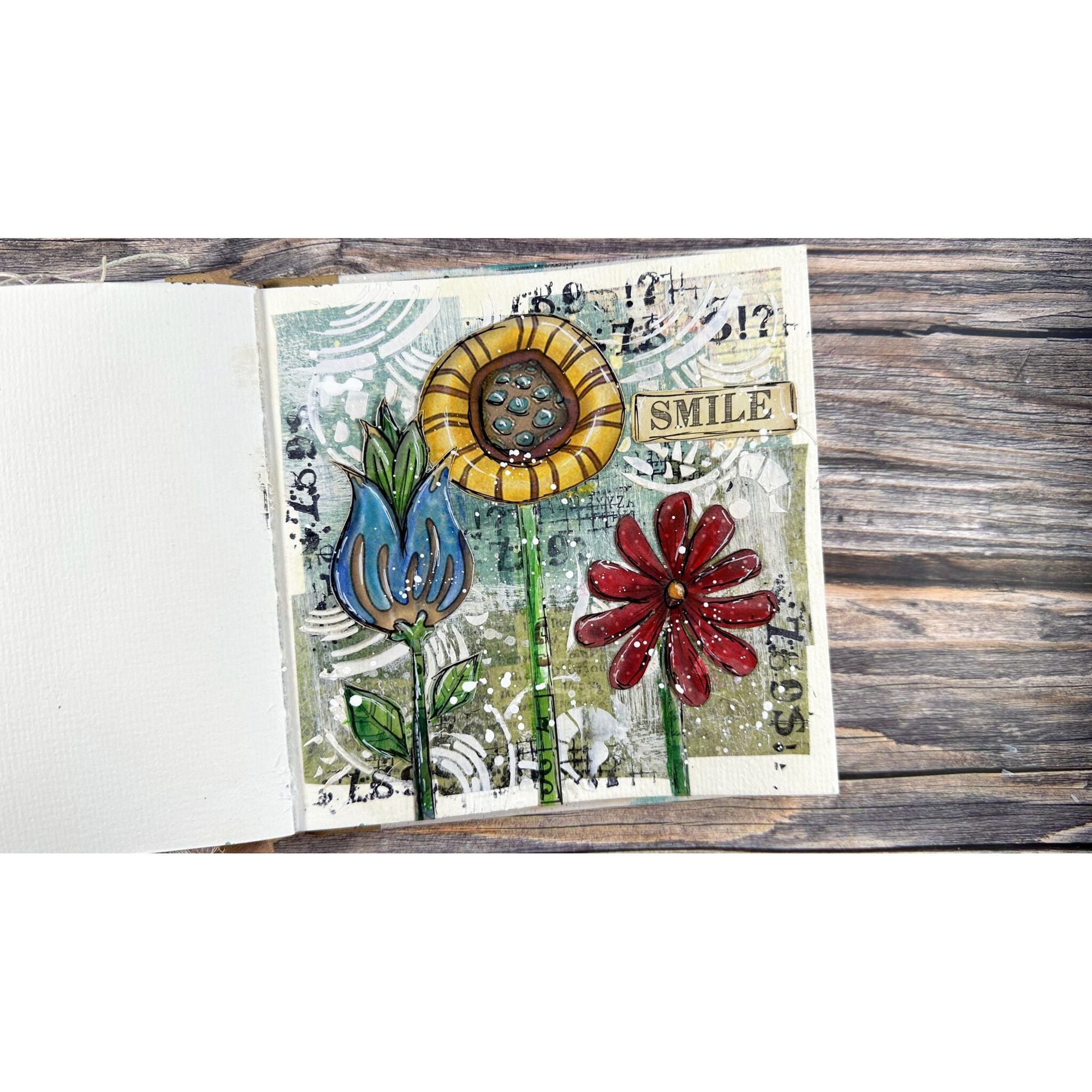 
Stamperia Furry Friends Backgrounds A6 Rice Paper dfsak6046 flowers | color-code:ALT01
