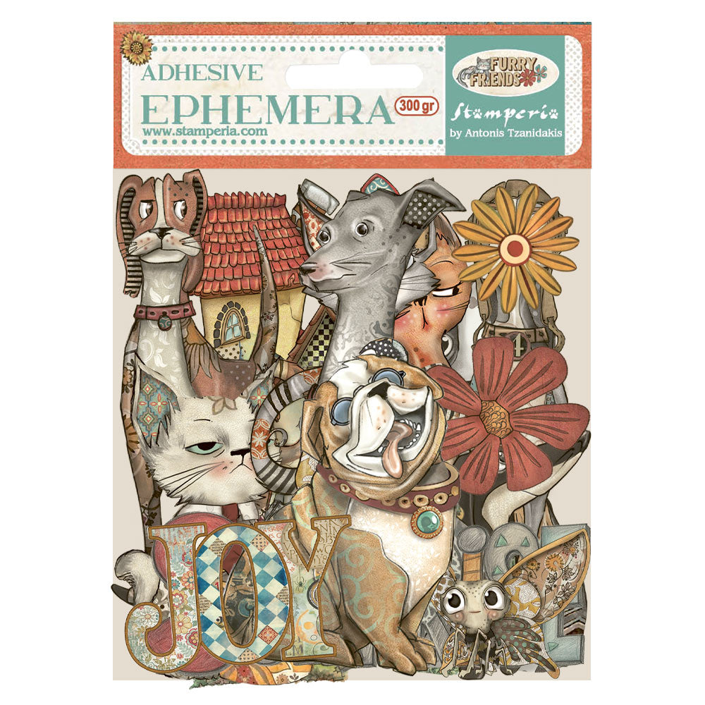Stamperia Furry Friends Ephemera dflct69 package