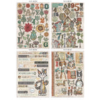 Stamperia Furry Friends Junk Journal sbjk07 cut outs