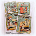 Stamperia Furry Friends Junk Journal sbjk07 dogs surprise string bow pets rule card kath stewart | color-code:ALT02