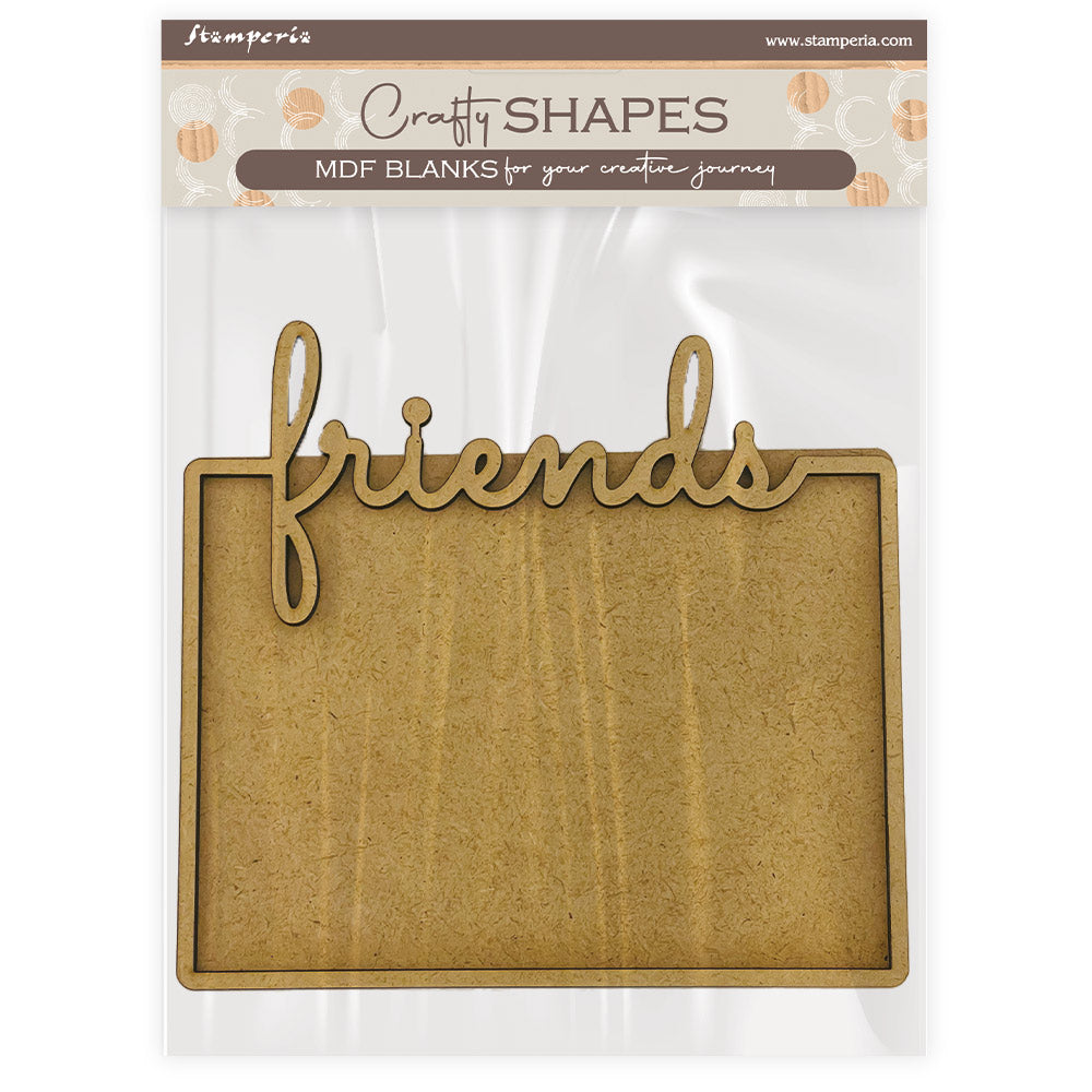 Stamperia Furry Friends Plate Friends Crafty Shapes klsm68