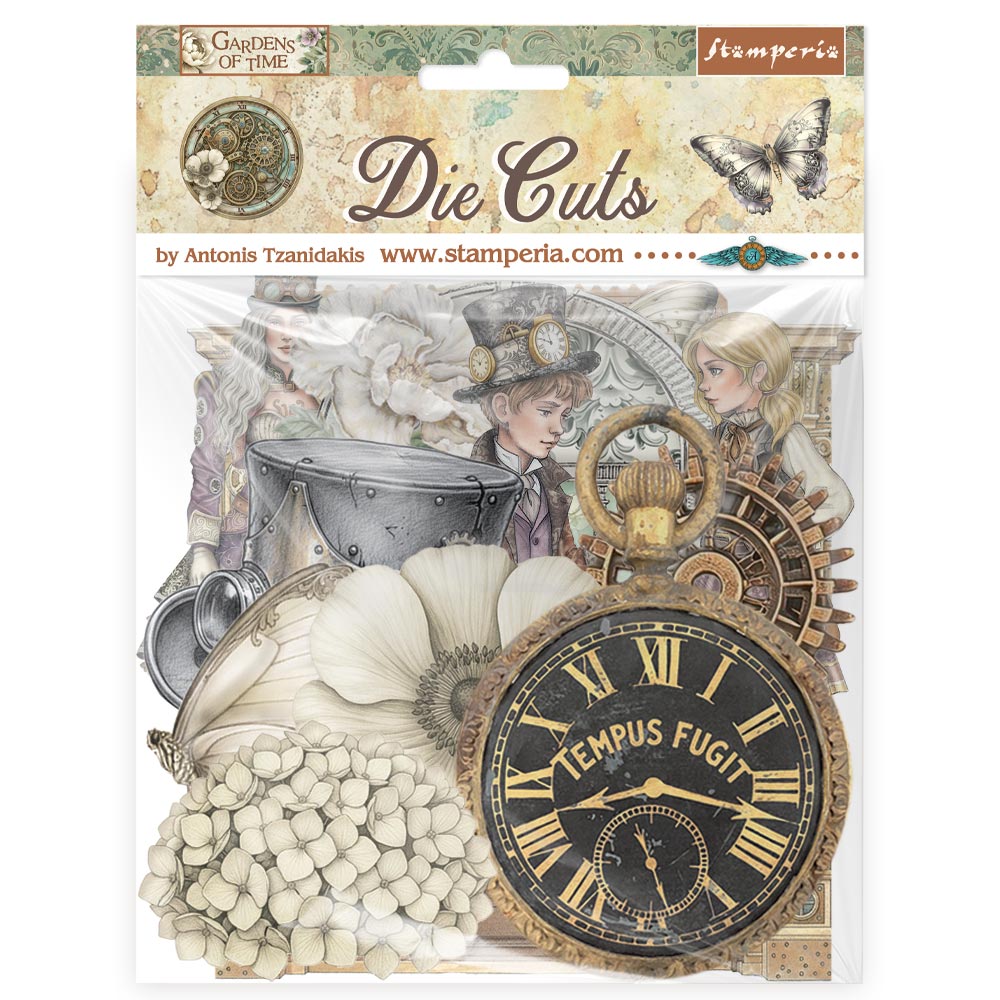 Stamperia Gardens of Time Die Cuts dfldc130