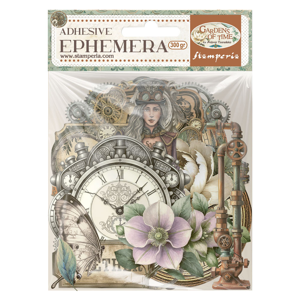 Stamperia Gardens of Time Ephemera dflct78