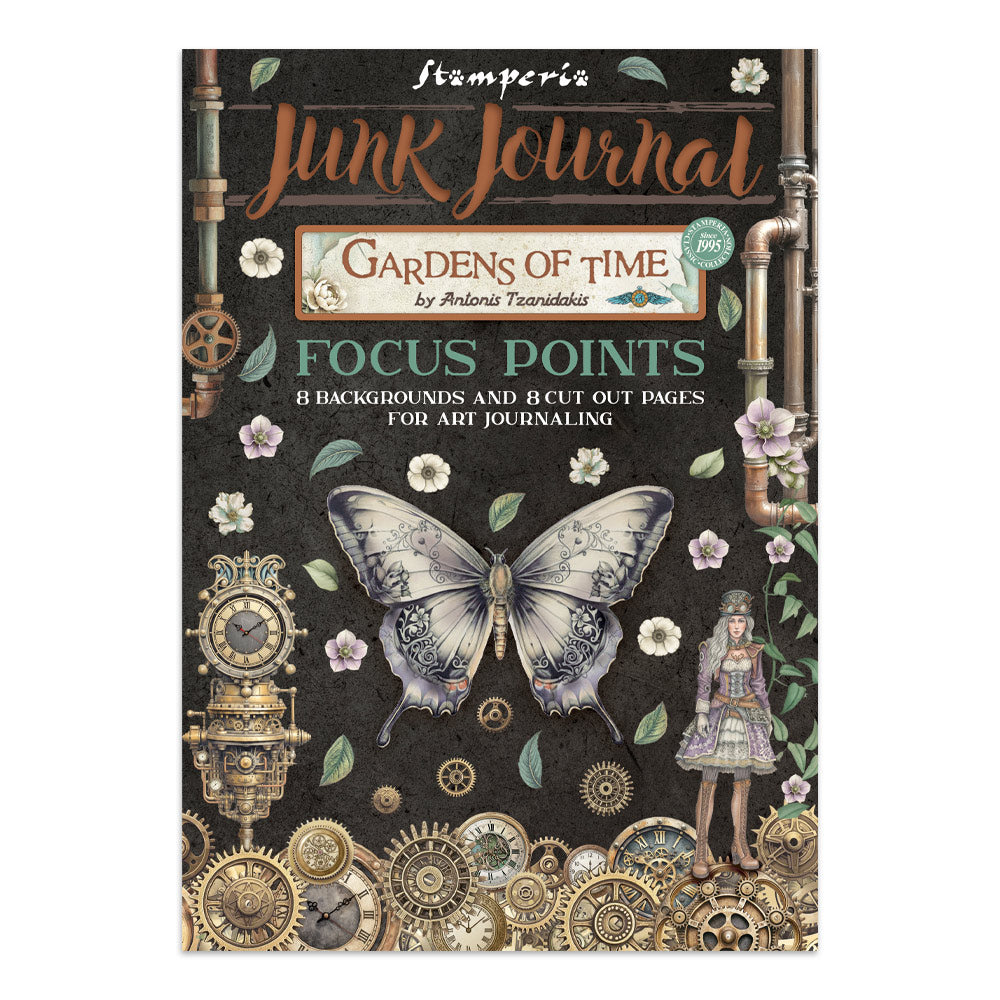 Stamperia Gardens of Time Focus Points Junk Journal sbjks01