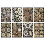 Stamperia Gardens of Time Focus Points Junk Journal sbjks01 cut outs