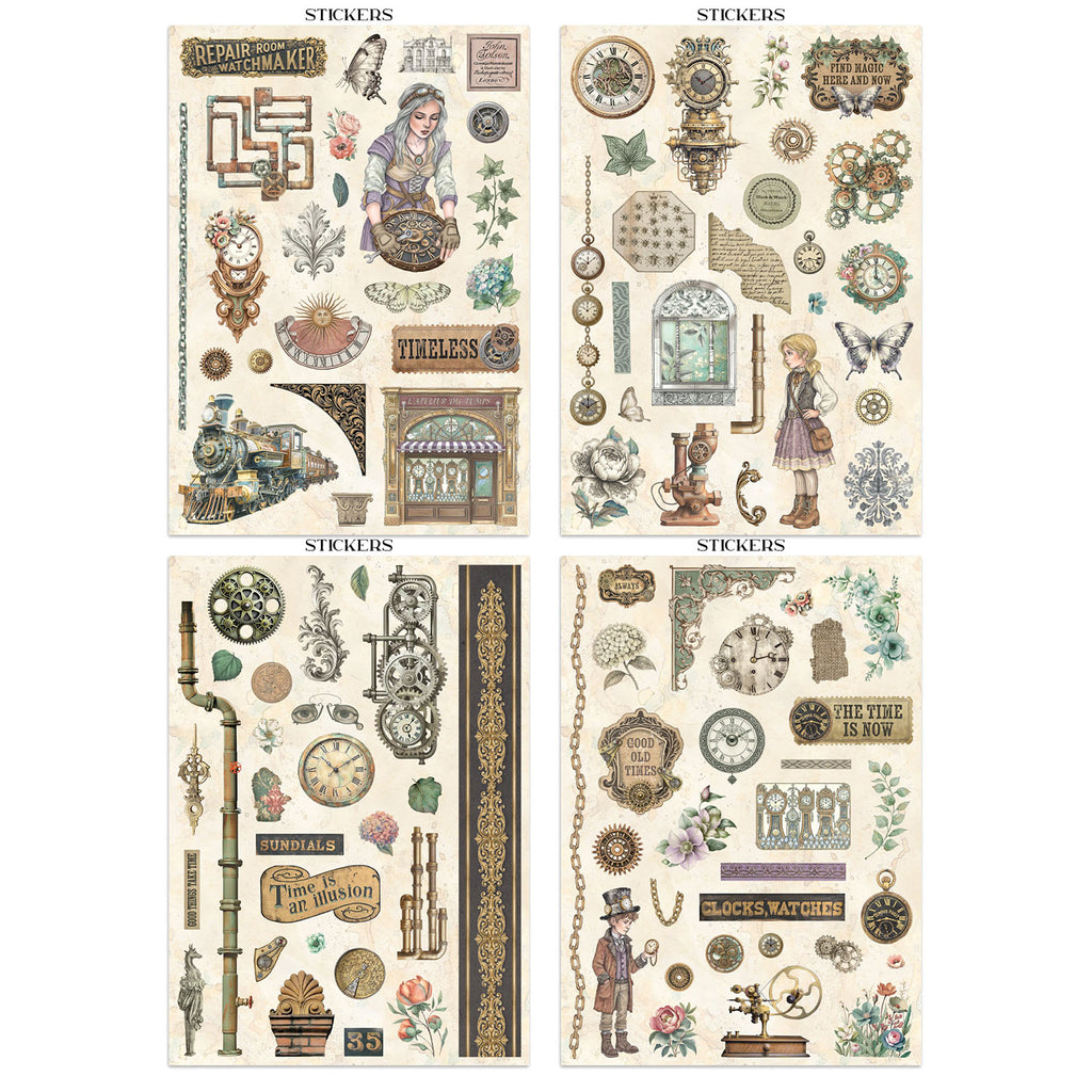Stamperia Gardens of Time Junk Journal sbjk17 timeless