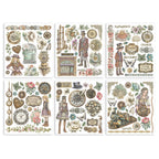 Stamperia Gardens of Time Rub On Kit dflrbxg04 change