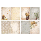 Stamperia Golden Harmony Rice Paper A6 Backgrounds dfsak6029 pages