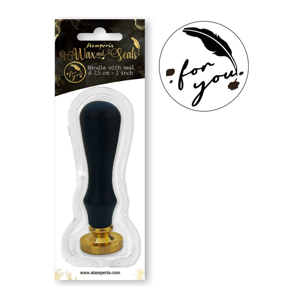 Stamperia Handle With Seal For You wax01
