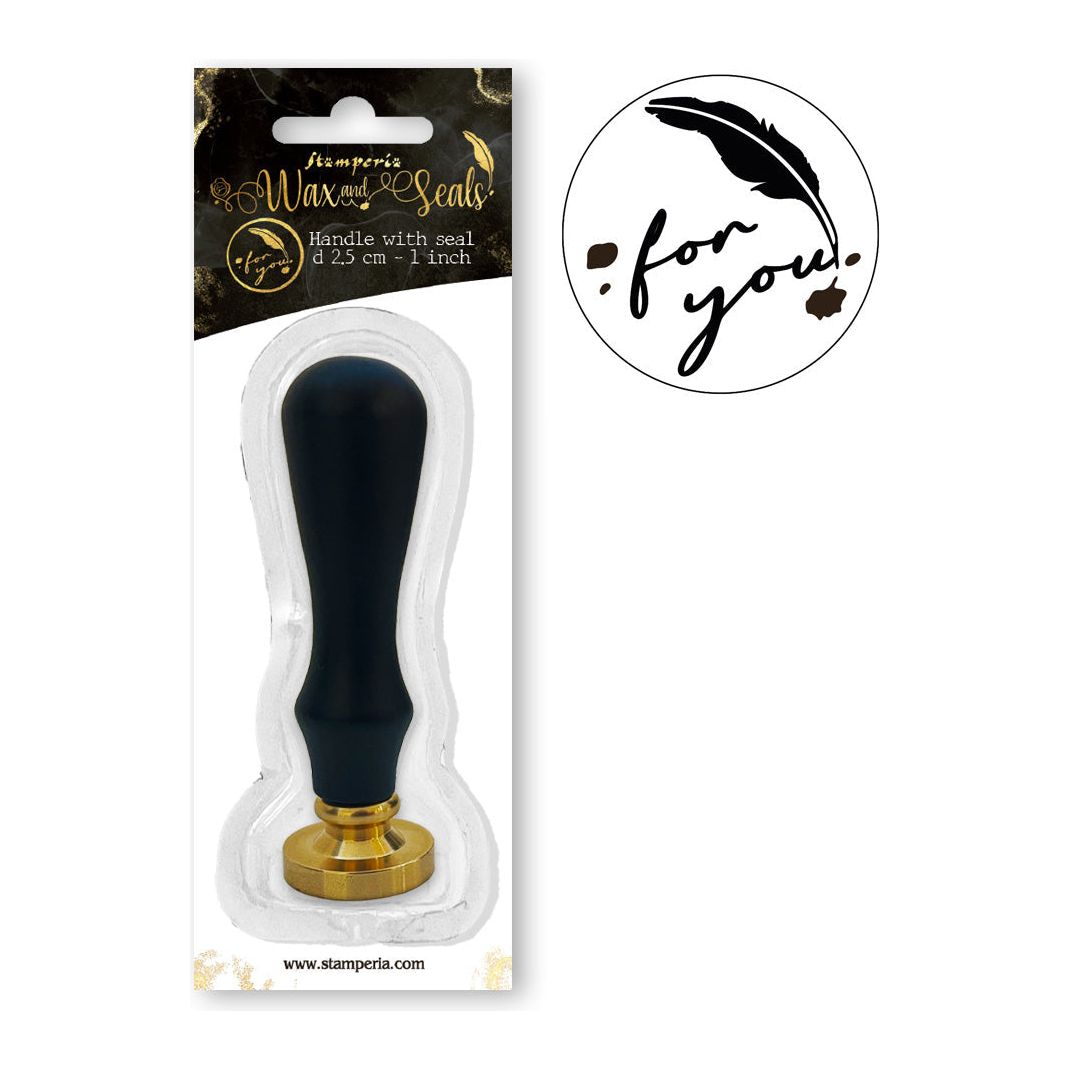 Stamperia Handle With Seal For You wax01