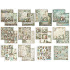 Stamperia Herbarium Silvae 12x12 Paper sbbl179 pages