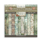 Stamperia Herbarium Silvae 8x8 Background Paper sbbs136

