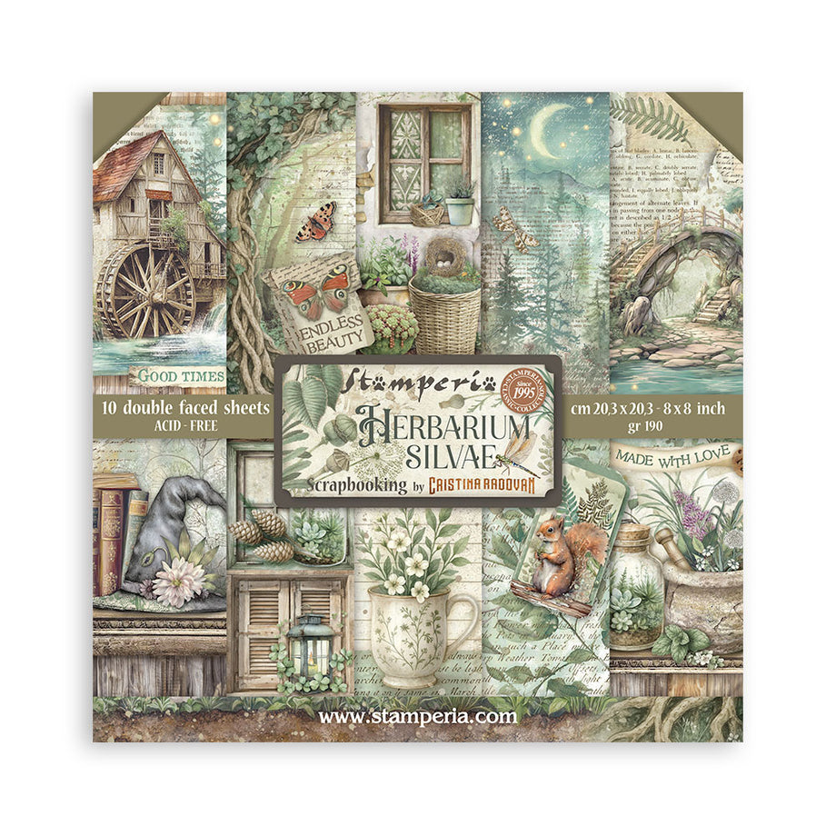 Stamperia International Bloc De Scrapbooking Romantique - Home For The