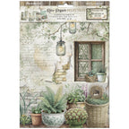 Stamperia Herbarium Silvae A4 Rice Paper dfsa4xhs
