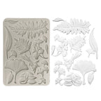 Stamperia Herbarium Silvae Botanical Leaf Collection A5 Silicone Mold kacma597
